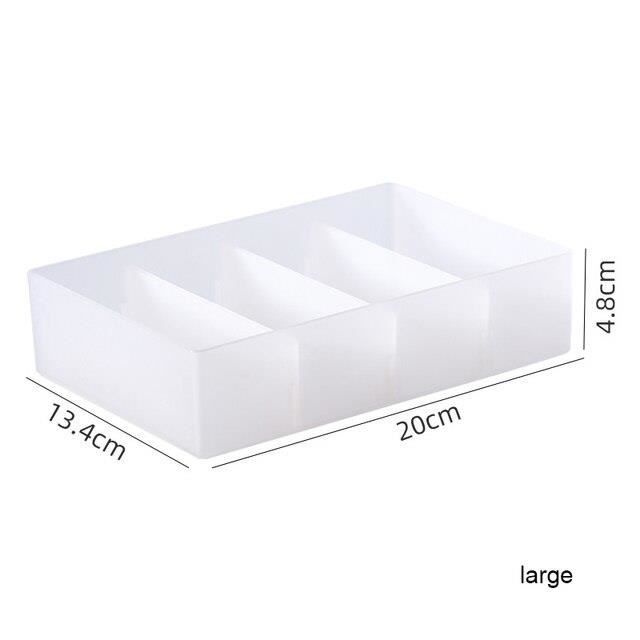 Boîte En Acrylique Transparent à 3 Grands Tiroirs Pour Ranger Votre Maquillage - Santé