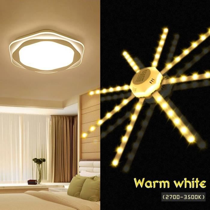 AMPOULE LED,Warm White16WPlafonnier LED en forme de pieuvre