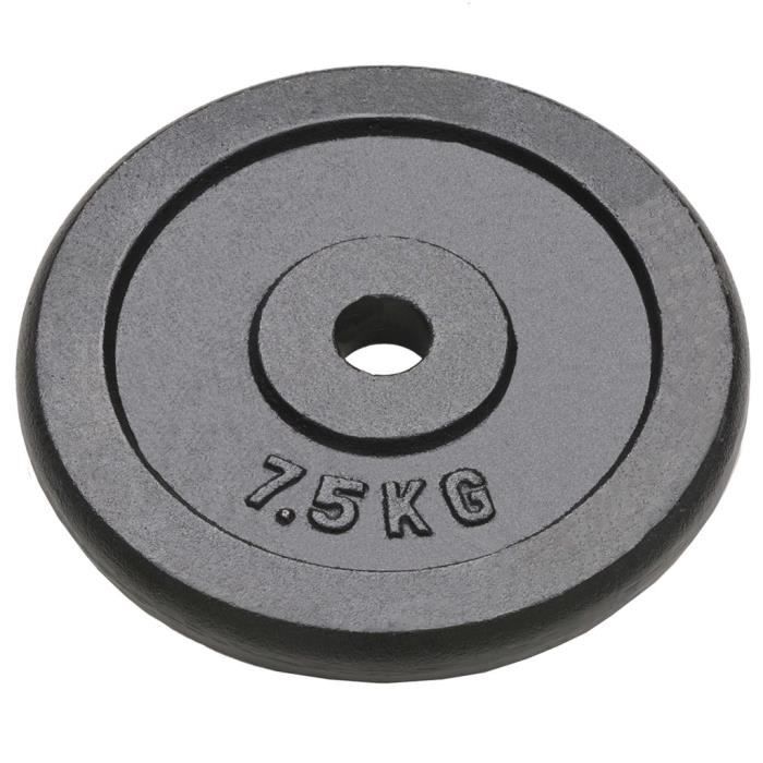 ScSPORTS® Disque de Poids - 20 kg, en Fonte Simple, 30/31 mm, Durable