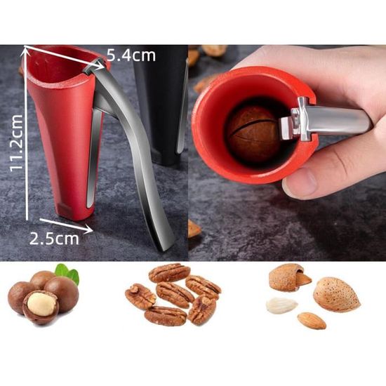Casse-Noix Multifonction En Acier Inoxydable - Pince Coupe-Châtaignes Rapide Et Solide Pour Noix, Châtaignes, Noisettes Et Fruits à Coque