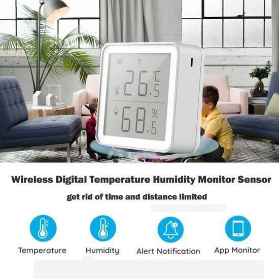 Capteur intelligent de température et d'humidité WiFi, hygromètre