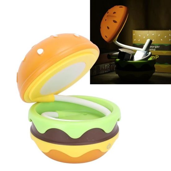 SURENHAP Petites lampes de bureau rechargeables pour hamburger