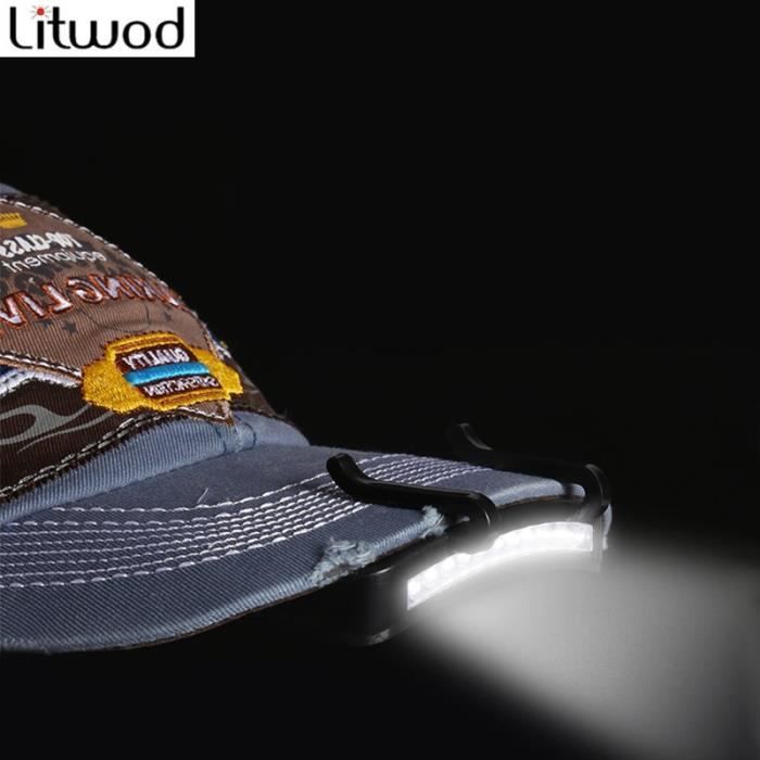 Lampe frontale,casquette lumineuse à 11 LED,lampe frontale