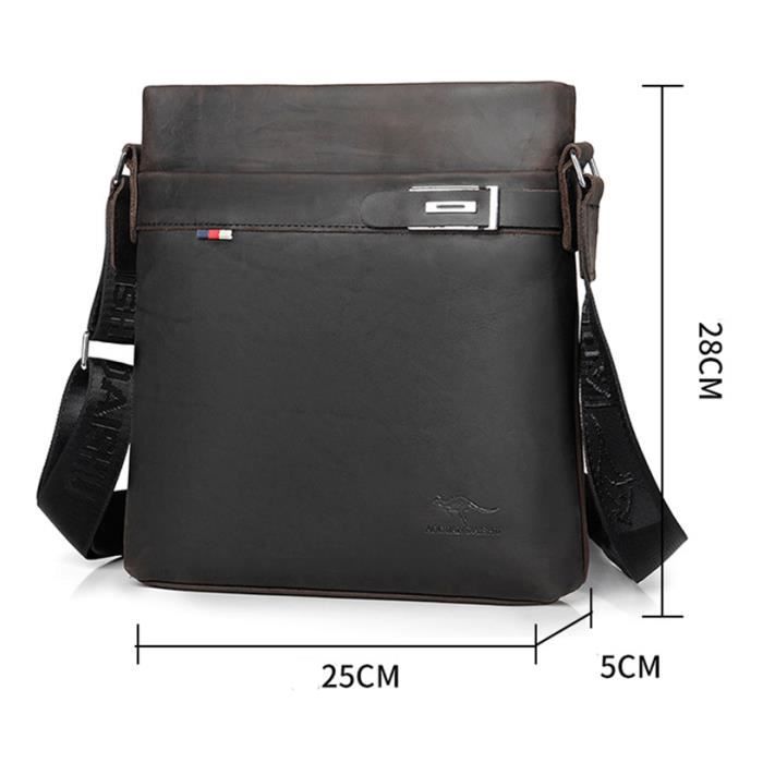 Sacoche Homme V ritable Cuir De Vache Vintage Sac Homme
