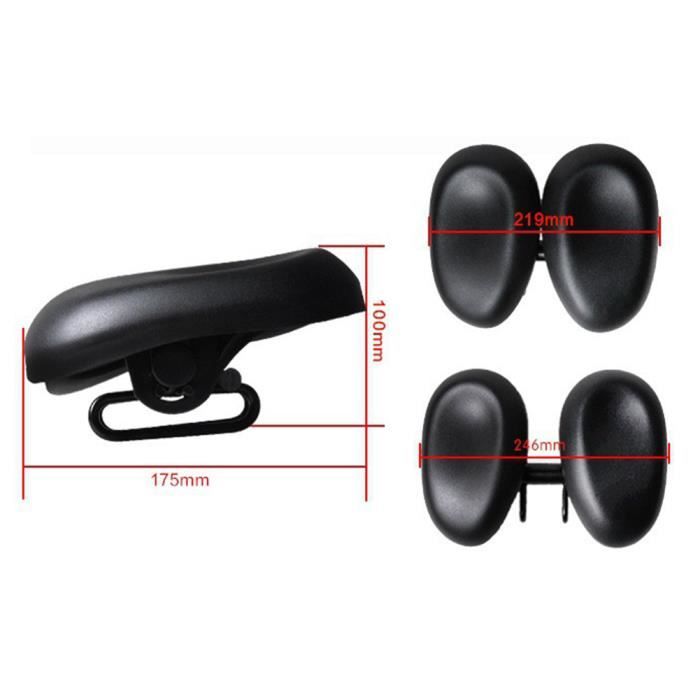 Selle Vélo X Wing New-Age Sans Nez – Confort Large Avec Rembourrage Pour Homme Et Femme