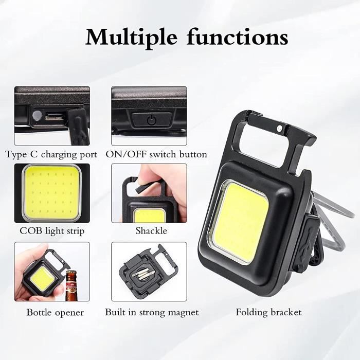 Mini Lampe De Poche Corpower 4 Pièces Mini Lampes De Travail Portable