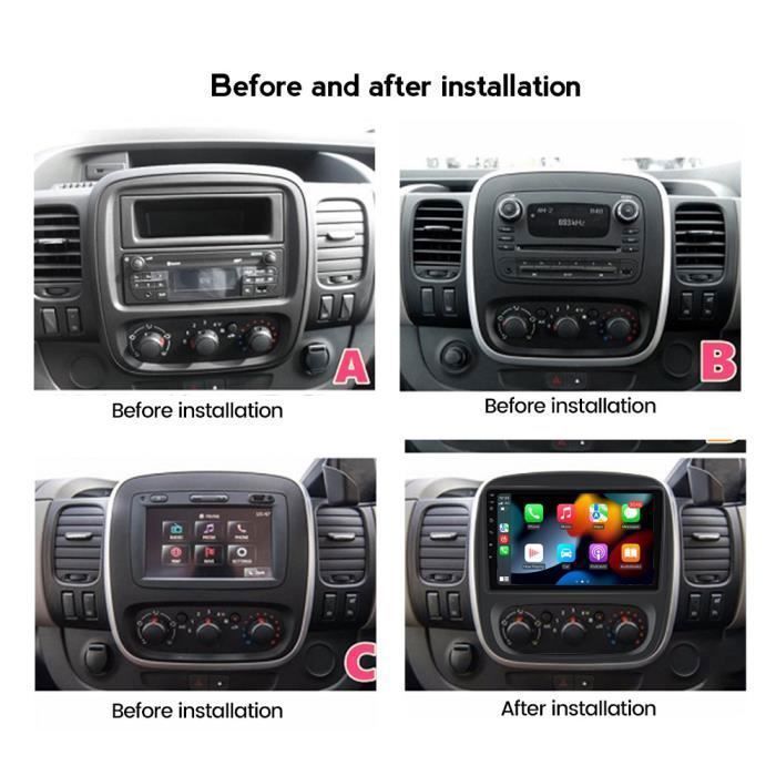 Autoradio GPS Bluetooth pour Renault Trafic 3 2014 - 2021 Opel Vivaro B  2014 - 2018 CarPlay Android Auto Radio Stéréo Navigation - Cdiscount Auto