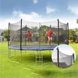 8 pièces embout de trampoline PP embouts en plastique 3.5 cm de diamètre boîtier de poteau pour poteaux de filet de trampoline-3