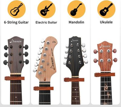 Capodastre 3 En 1 Musiin En Alliage De Zinc - Compatible Guitare Acoustique/Électrique/Classique, Ukulélé, Mandoline - 12