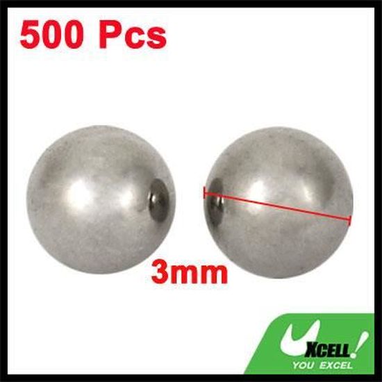 500 Billes Acier Inox 304 Précision G200 - Diamètre 3mm - Pour Roulements, Vannes, Projets DIY