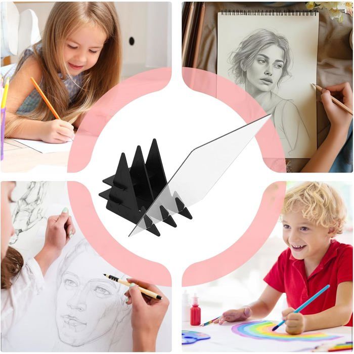 Tableau Mobile Table Tableau de dessin optique, outil d'art avec projecteur, réglable, PVC ...