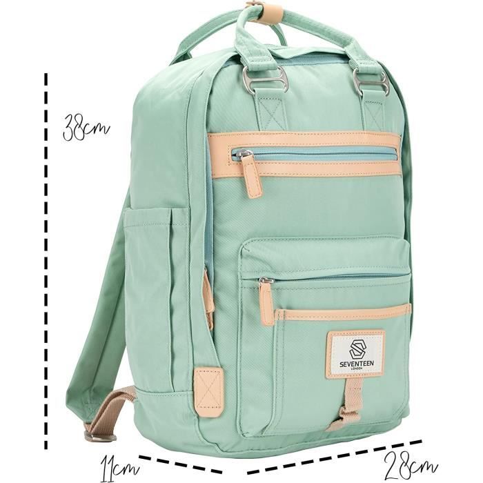 Sac a Dos Wimbledon Moderne Simple et Unisexe avec Une Finition Vert Pastel dans Le Style d un Sac a Dos scandinave 287 Cdiscount Bagagerie Maroquinerie