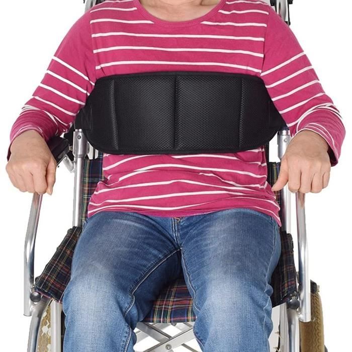 Sangle de maintien pour fauteuil roulant replié
