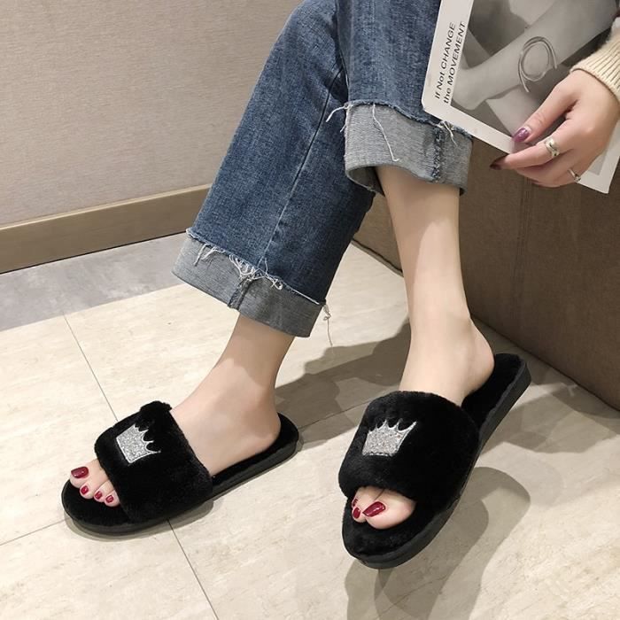 Pantoufle shop femme 2019