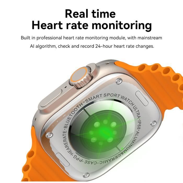 Montre Connect e Q8 Ultra cran LCD Tactile 2.01