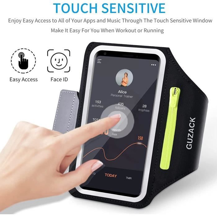 Brassard De Sport Avec Poche Écouteur, Brassard Sport Brassard