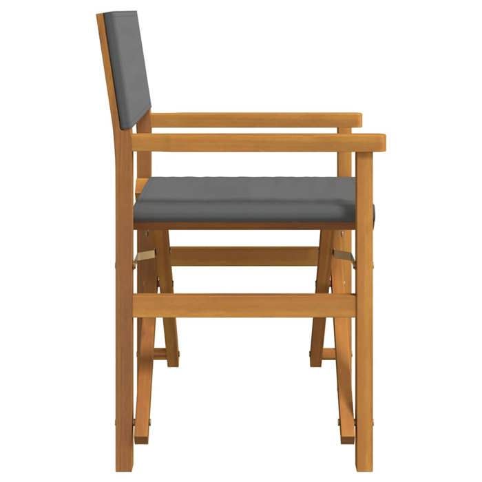 Chaises de metteur en scène pliantes - vidaXL - Lot de 2 - Bois teck ...