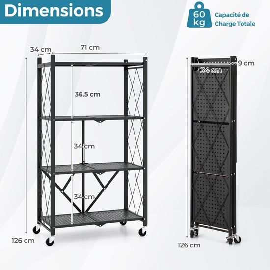GOPLUS Biblioque Étagère Angle à 5 Niveaux, Etagère De Rangement 160cm Cadre En Metal Kits Anti Basculement Supports En Forme De X Style Industriel Pour Salon Bureau Gris 85622297