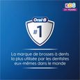 Oral-B Kids Brosse à Dents Électrique Rechargeable, 1 Manche, 1 Brossette, 3 ans et plus, Brossage douceur, La Reine des Neiges 2-7