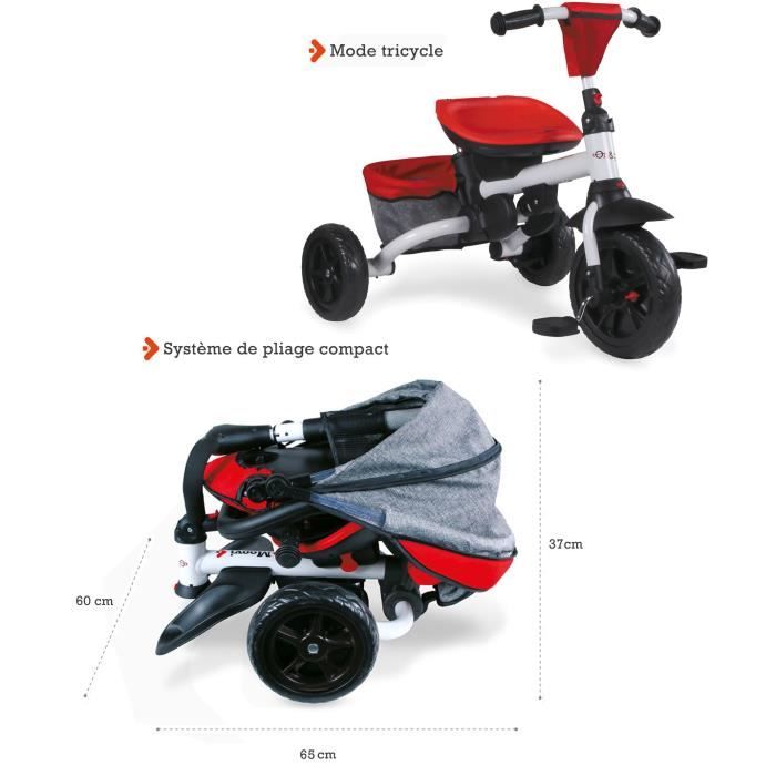 Tricycle Volutif Tricycle Bebe Pliable Tricycle Evolutif Tricycle