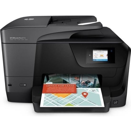 HP Imprimante Officejet Pro 8715- Eligible Instant Ink 70% d'économies sur l'encre