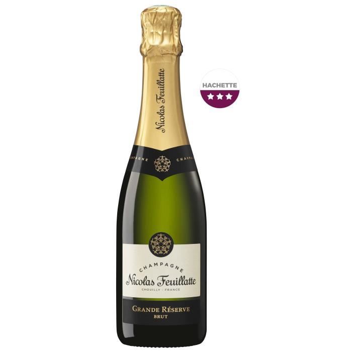 Champagne Nicolas Feuillatte Grande Réserve Brut 37,5cl - La cave Cdiscount