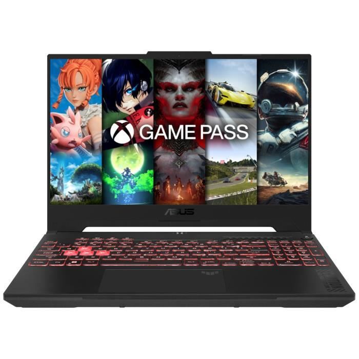PC Portable Gamer ASUS TUF Gaming A15  Win 11 – 156 WQHD 165Hz – RTX 4060 8Go – AMD Ryzen 9 8945HS – RAM 32Go – 1To SSD