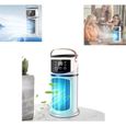 VENTILATEUR Climatiseur Mobile Climatiseur Mobile pour Intérieur Réglable avec Éclairage LED pour Chambre Bureau Dortoir Sommeil