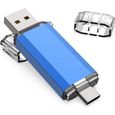 Clé USB Type C 32 Go USB 3.0 - 2 en 1 - Mémoire Stick OTG Flash Drive - Haute Vitesse-0