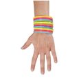 Lot de 15 bracelets fluos multicolores - PTIT CLOWN - Accessoire Déguisement Adulte Mixte-0