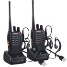 GOTOSEEU Talkie-walkie BaoFeng BF-888s - Longue portée - USB rechargeable - Casque - Torche LED