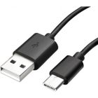 Cable USB-C pour Samsung A20E - A40 - A50 - A70 - A80 - Cable chargeur Type USB-C Noir 1 Mètre Phonillico®