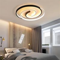 KIWAEZS Plafonnier LED moderne Avec télécommande Lampe De Plafond Dimmable pour Salon Chambre - dia.50cm[Classe énergétique E]