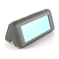 Haut-parleur Bluetooth Interrupteur de lumière magique LED Portable pour famille-dortoir-cuisine-salle de bain (Noir)
