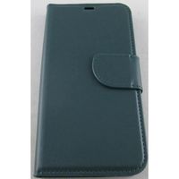 étui folio portefeuille pour iphone 12  6.1 pouces vert