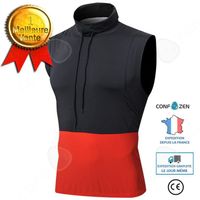 CONFO® Gilet de fitness pour hommes vêtements d'entraînement de course à pied camouflage couleur assortie vêtements à séchage rapide