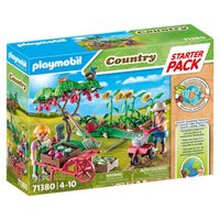 PLAYMOBIL 71380 Starter Pack Jardin potager, Country La vie à la ferme, Avec 2 personnages et accessoires, Dès 4 ans