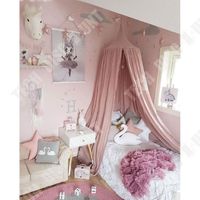 TD® Moustiquaire design Enfant Rose style Moderne Décoration Chambre intérieur ciel de lit unique embellir apparence chambre