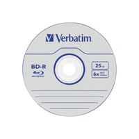 Disques BD-R VERBATIM - 50 supports - 25 Go 6x - spindle