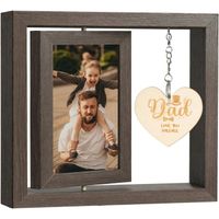 WillowswayW Cadre Photo En Bois 3 En 1 Creux Avec Inscription Love