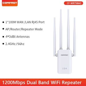 POINT D'ACCÈS 1 200 Mbps double bande-COMFAST Wireless Wifi Repe