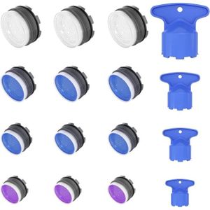 Acheter PDTO nouveau 5 pièces Cache bleu évier robinet d'eau robinet  aérateur clé de retrait clé ensemble d'outils