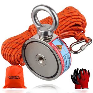 Kit d'aimant de pêche 660 lb avec corde par LORESO - Kit de pêche