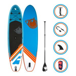 STAND UP PADDLE Stand up Paddle Gonflable LINER 10'6 (320cm) 30'' (76cm) 6'' (15cm)  + Accessoires