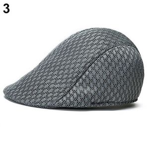 CASQUETTE Casquette,Béret plat en coton à carreaux pour homm