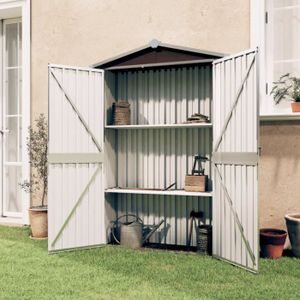 ABRI JARDIN - CHALET Drfeify Abri de jardin Marron 107,5x46x183 cm Acie