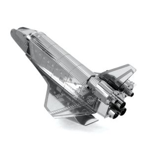 VAISSEAU À CONSTRUIRE Metal Earth Fascinations, Space Shuttle Atlantis 3D puzzle en métal, miniature découpée au Laser
