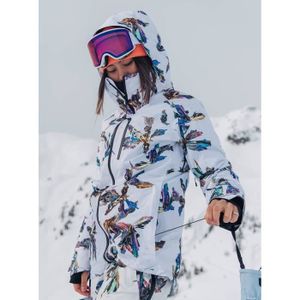 BLOUSON DE SKI Veste De Ski / Snow Burton Embark Gore‑tex 2l Blanc Femme