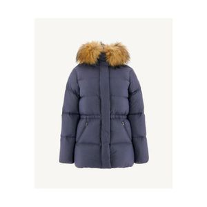 ZXCL 2021 Nouvelle Mode Long Manteau D'hiver Femmes Vêtements Laure En Laine à Capuche Parkas Slim Avec Collier De Fourrure Veste Hiver Chaude Femmes-Beige,M