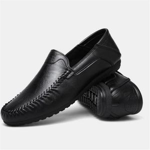 MOCASSIN Chaussures homme en cuir  nouvelle marque de luxe 